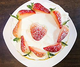奶油草莓裸蛋糕的做法