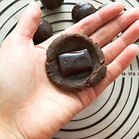 #人人能开小吃店#爆浆巧克力豆软曲奇的做法图解8