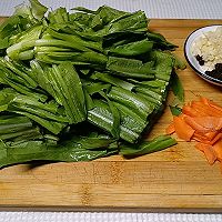 #时令蔬菜最养人#蒜香豆豉油麦菜的做法图解3