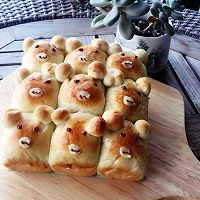 萌萌哒挤挤熊小面包的做法图解12