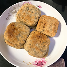 糯米燕麦芝麻饼