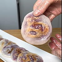 #晒出你的中秋团圆饭#拉丝紫薯饼的做法图解1