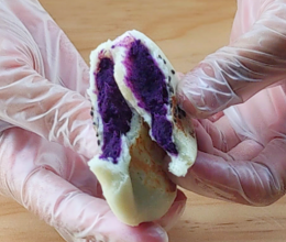 山药紫薯饼的做法