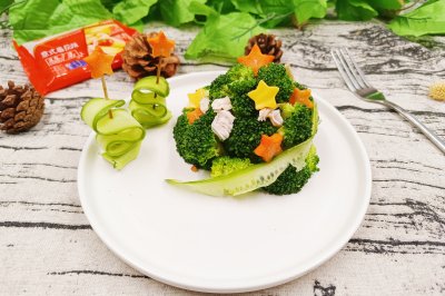 西蓝花圣诞树
