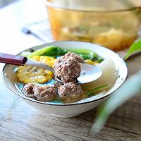 生汆牛肉丸子汤— 秋季养生汤的做法图解17