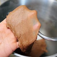 #奶香四溢 暖锅佳味#圣诞奶酥椰蓉巧克力花环面包的做法图解4