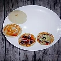 饺子皮迷你披萨#美的微波炉菜谱#的做法图解2
