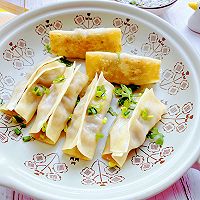 #冬季滋补花样吃法#酸菜牛肉锅贴的做法图解12