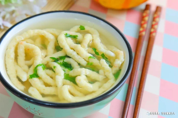 宝宝鲜虾面 宝宝辅食食谱