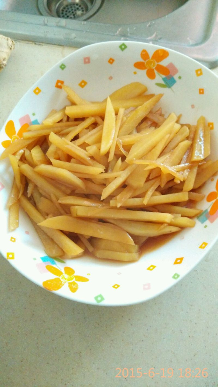 素炒土豆丝- 超简单好吃(*^◎^*)的做法