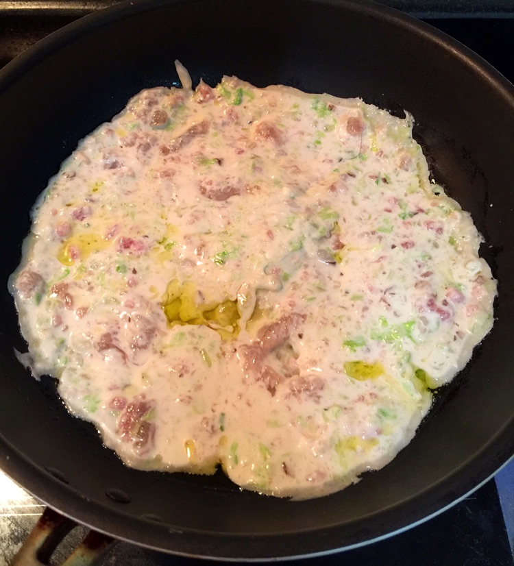 芝士鲜虾饼的做法图解4