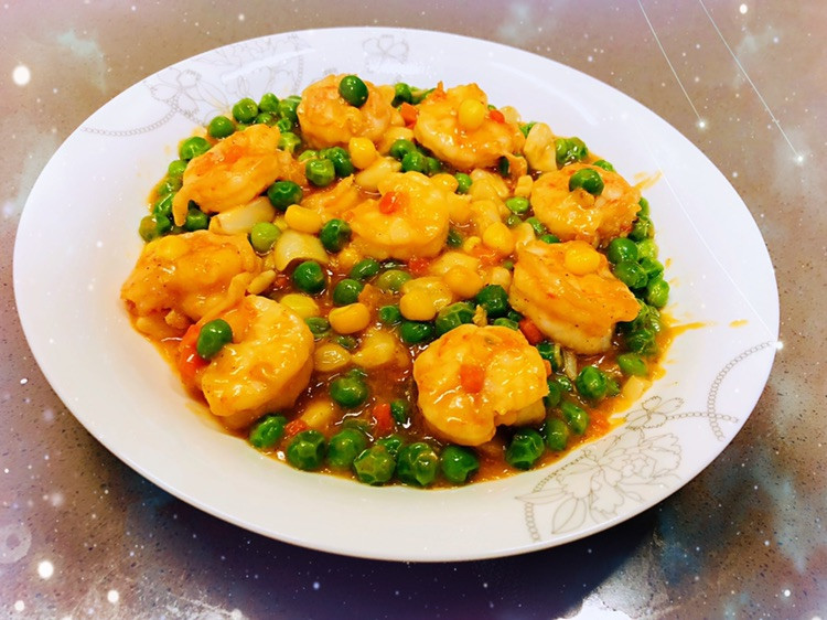 鲜嫩爽口，虾仁炒豌豆的做法