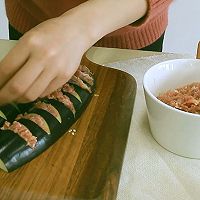 肉酿茄条的做法图解4