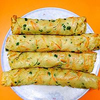 营养早餐－－胡萝卜鸡蛋饼的做法图解6