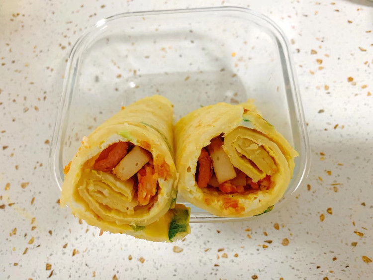 鸡蛋卷饼的做法