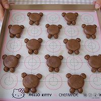 #2021亲子烘焙组——“焙”感幸福# 小熊巧克力千层饼干的做法图解5