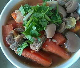 山药胡萝卜羊肉汤的做法