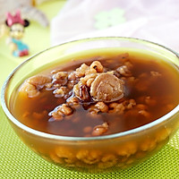 红豆薏米桂圆养颜汤的做法图解2