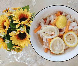 超开胃适合新手的柠檬酸辣萝卜条的做法