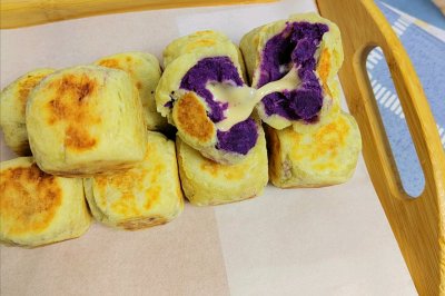 紫薯仙豆糕
