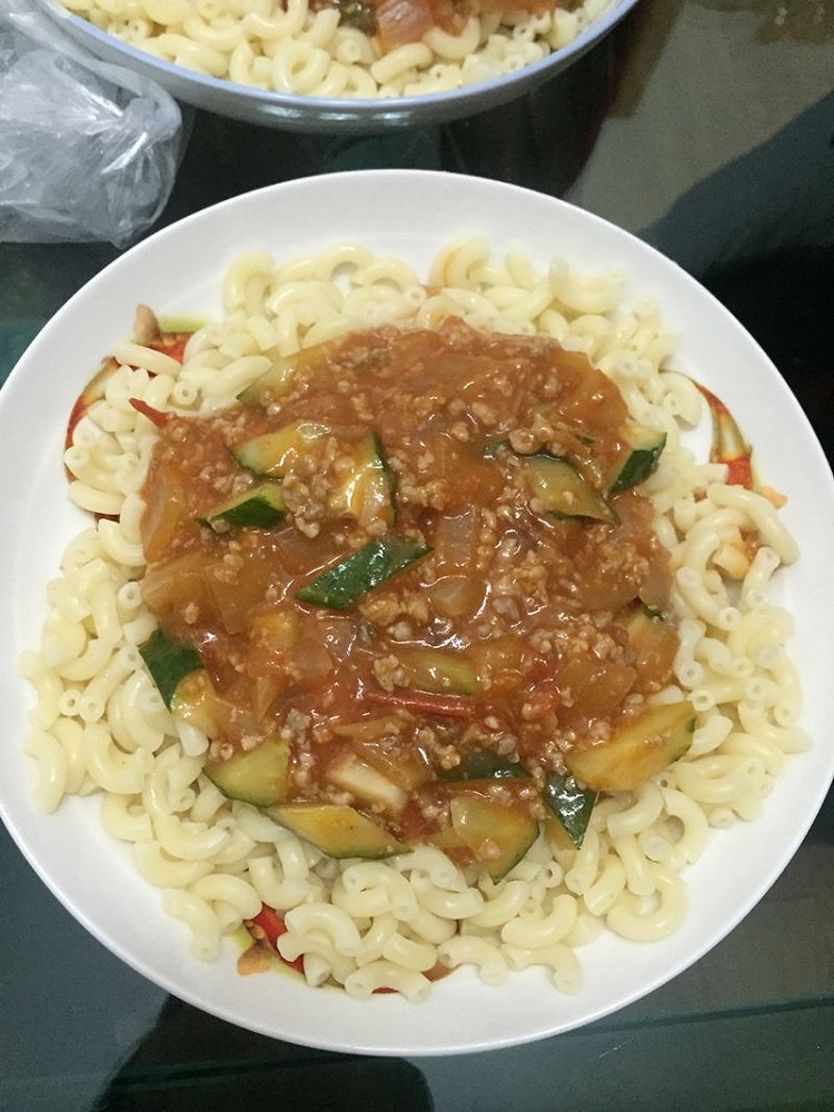 番茄肉酱香菇通心粉的做法