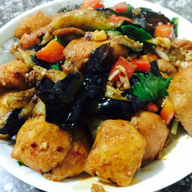 茄子豆腐干的做法