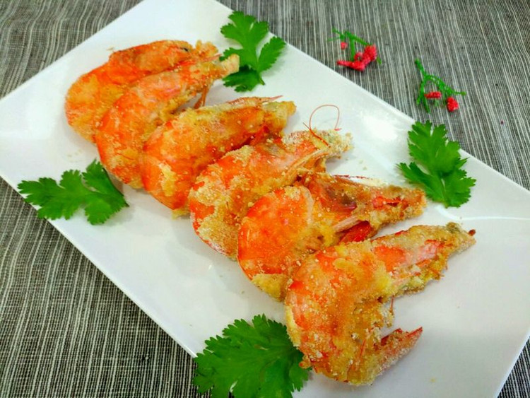 空气炸锅版-香酥大虾的做法