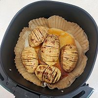 烤风琴土豆(空气炸锅版)的做法图解4