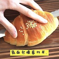 #少盐饮食 轻松生活#芝士焗虾面包船的做法图解2