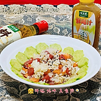 #鸡汁入家宴 感恩正当“食”#太太乐鲜鸡汁的鲜味道洋葱炒饭的做法图解2