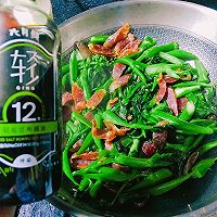 芥兰炒香肠的做法图解6