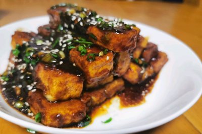 下饭菜系列——味道老好的照烧豆腐