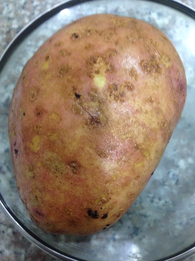 电热杯牛奶蛋黄土豆泥的做法图解1
