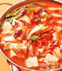 韩式海鲜豆腐锅