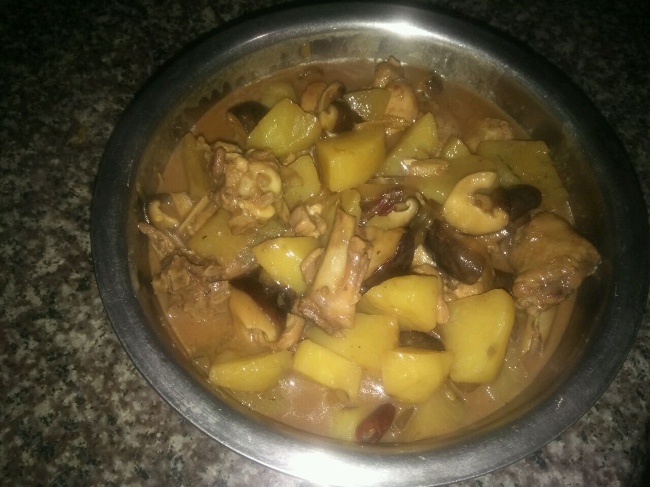 Stewed chicken