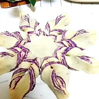 紫薯雪❄️花面包的做法图解6
