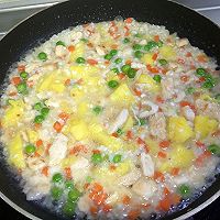 椰汁菠萝饭的做法图解5