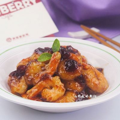 糖醋蔓越莓虾