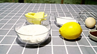 玛德琳蛋糕#爱的味道#的做法图解1