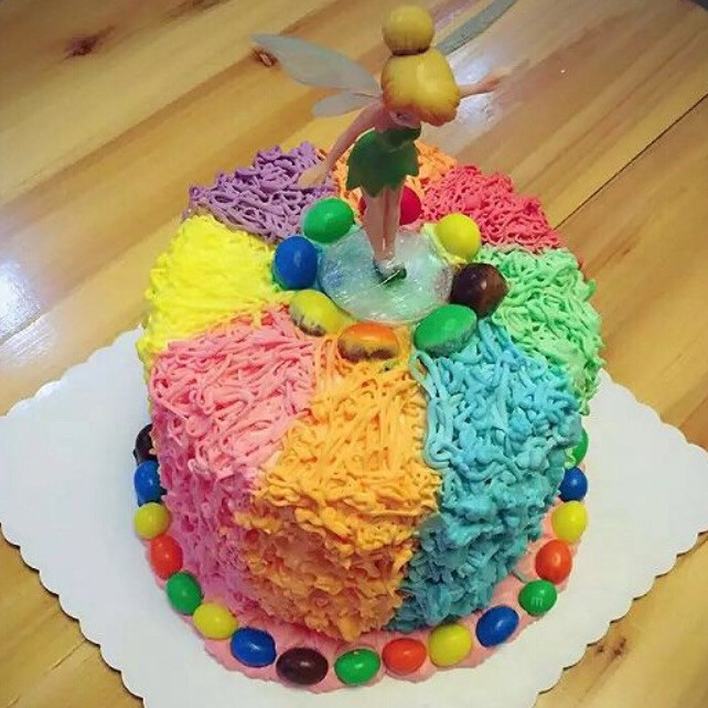 彩虹奶油蛋糕的做法