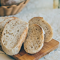 波兰种亚麻籽无糖主食面包欧包的做法图解25
