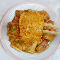 #名厨汁味，圆中秋美味#香煎豆腐的做法图解9