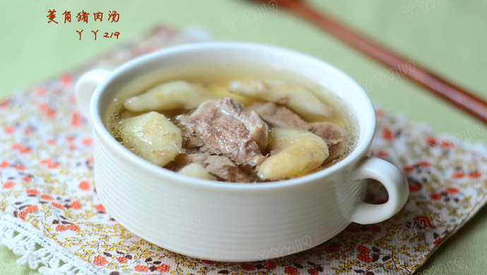 【菱角猪肉汤】——清爽、鲜甜的靓汤