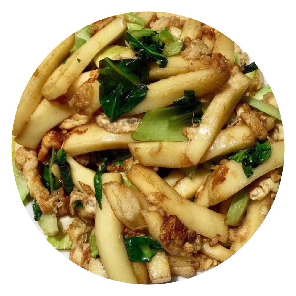 Stir fried Qingyuan Huang Zhen