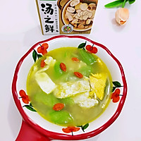 #浪漫七夕 共度“食”光#丝瓜鸡蛋汤的做法图解11