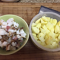 腊肉糯米饭的做法图解2
