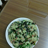 蒸菜花的做法图解4