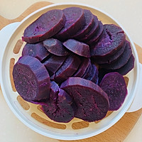 酸奶燕麦紫薯泥，美味低脂的做法图解2
