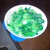 清炒芥菜的做法图解1