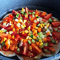 素食-素披萨（饺子皮）的做法图解8
